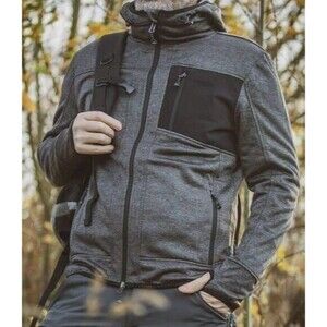 Champion Medium, Hood Jacket Men, Full Zip, Hand Pockets, Outdoor, Sports